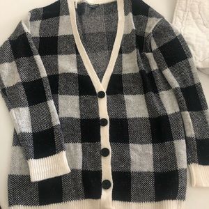 Wild fable gingham cardigan